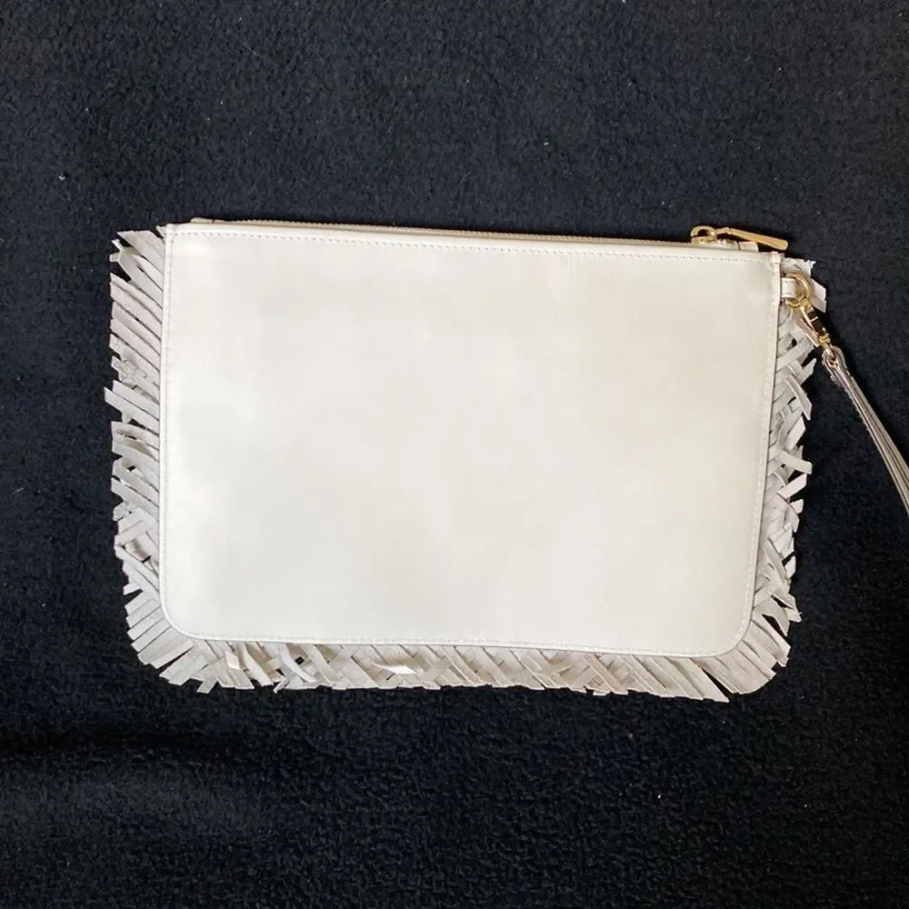 Michael Kors Jet Set  Large Woven leather Clutch